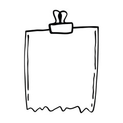 Notebooks doodle hand drawn outline set. paper with stripes or dots, blank collection. Notebooks reminder, memory sketch pages. Notes sheet clipart. Hand-Drawn Paper Notes and Stationery Elements.