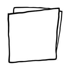 Notebooks doodle hand drawn outline set. paper with stripes or dots, blank collection. Notebooks reminder, memory sketch pages. Notes sheet clipart. Hand-Drawn Paper Notes and Stationery Elements.