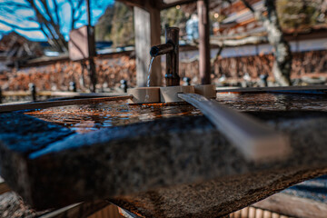 water pipe in the park