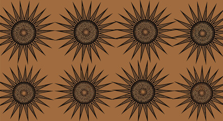 Intricate radial patterns create a mesmerizing visual display of symmetry and detail.