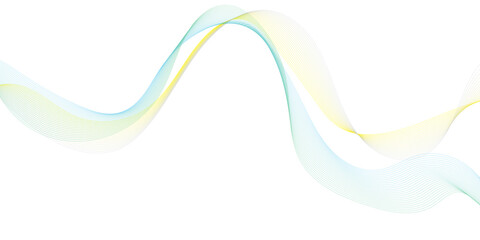 abstract blue wave background pink ribbon isolated on white