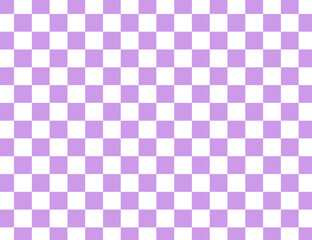 市松模様のパターンイラスト パープル版