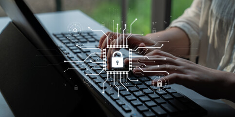 Cyber security system protecting digital infrastructure. Cyber security ensures data safety, prevents breaches, cyber security strengthens defense, and supports secure operations. Latch