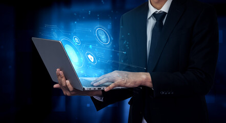 Biometric identity system using fingerprint and facial recognition to secure cloud access, protect sensitive data, and authenticate users in digital platforms Vouch