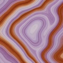 Abstract Agate Stone Texture with Lavender and Earthy Bands