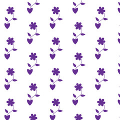 seamless pattern with flowers
