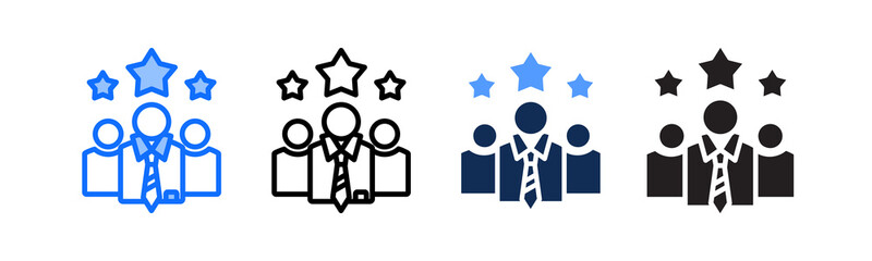 Employee multiple icon