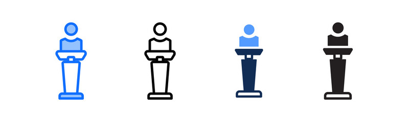 Lectern multiple icon