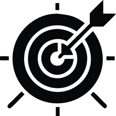 Target and arrow icon