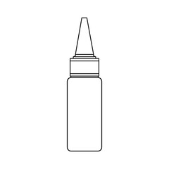 BOTTLE ICON CAN BE USED FOR OIL, GLUE AND BEAUTY PRODUCTS