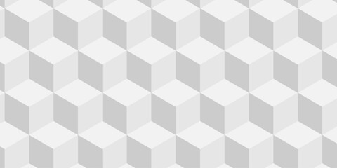 Abstract square white cubic square shape backdrop texture. cube geometric wall and floor vector diamond hexagon triangle wallpaper background.	