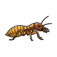 termite vector with white background