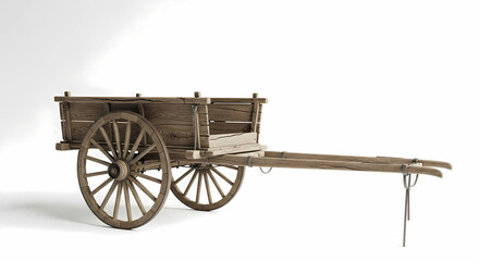 Fototapeta premium Wood Cart