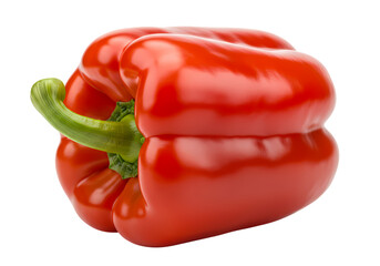Fresh red bell pepper, vibrant and full of flavor