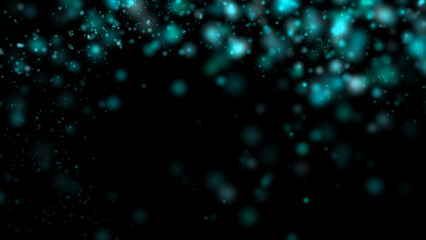 Abstract lights defocused boke. Blurred bokeh isolated overlays background. Dust particles with real lens flare stars. glitter. Merry Christmas and New Year texture