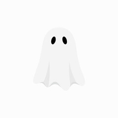 Spooky ghost floating, perfect for Halloween designs and ghostly promotions