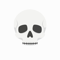 Spooky skull graphic for Halloween designs and creative projects now