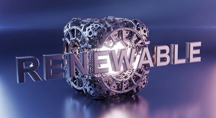 Renewable Energy - Gears and Technology for a Sustainable Future.