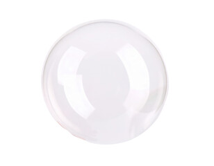 Transparent Bubble A Delicate Sphere of Light and Reflection.