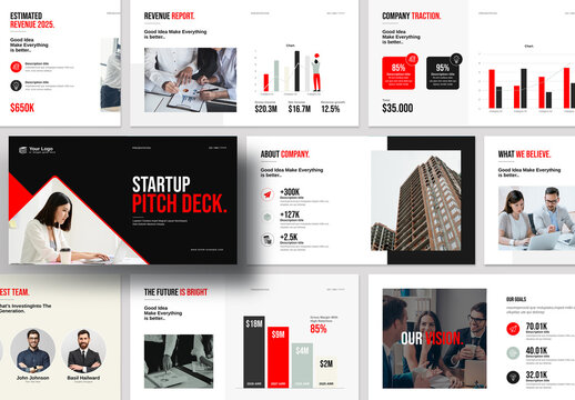 Stratup Pitch Deck Presentation Template
