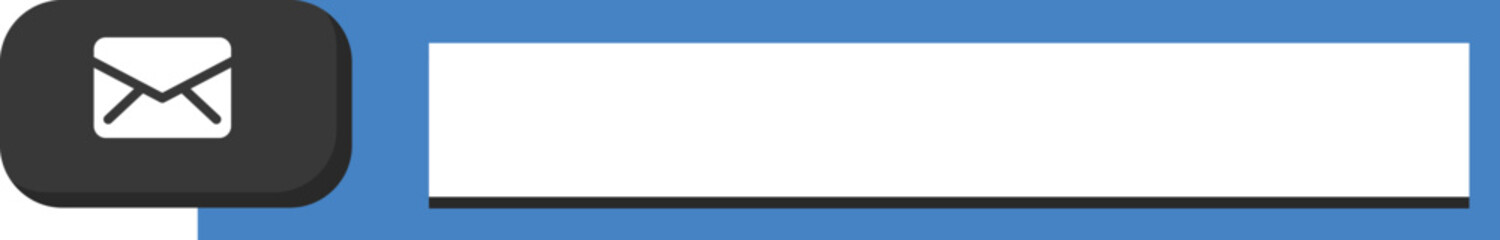 Obraz premium Mail Contact Us Label