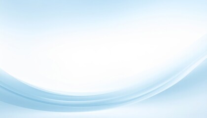 Abstract sky blue wave motion vector design with light clouds and water background