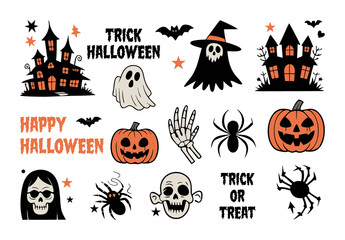 Halloween Vector Elements