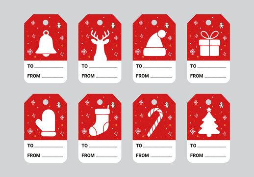 Minimalist Christmas Gift Tag
