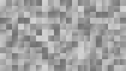 Modern grey gradient tile vector background with subtle geometric squares for social media, web design, corporate and digital design