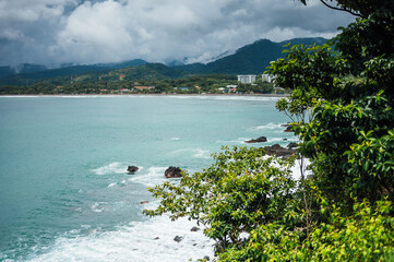 Jaco Beach and Mountains View from Mirador Viewpoint Costa Rica © Cavan