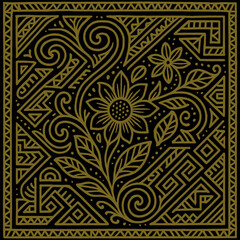 hand drawing ethnic tribe pattern (artwork 3)