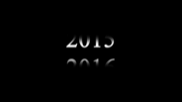 Countdown from year 2000 to 2026 on a black background, reflecting the turn of the millennium and a new era with a dynamic and suspenseful feel