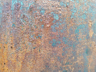Abstract background of rusted metal surface.