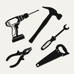 Vector art of tools