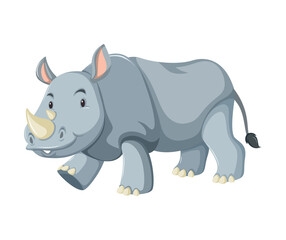 cartoon rhino cartoon
