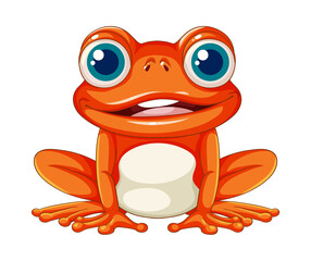 funny frog cartoon