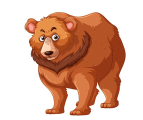 brown bear vector