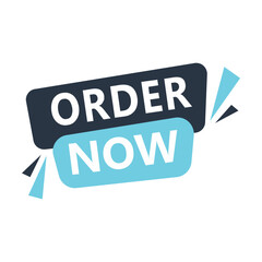 Order Now Badge Free Vector
