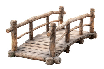 Fototapeta premium Rustic wooden bridge