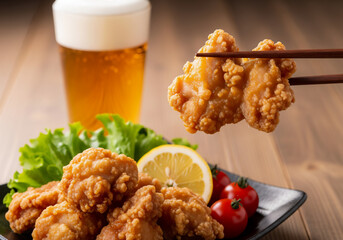 絶品からあげとキンキンビール: 日本の食卓を彩る最高の組み合わせ