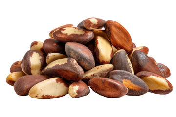 Pile of shelled Brazil nuts