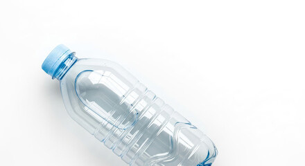 plastic bottle with water