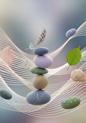 Zen Stones - A Balanced Meditation on Nature and Serenity.