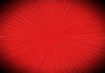 Red Burst - A Dynamic Display of Concentric Lines.