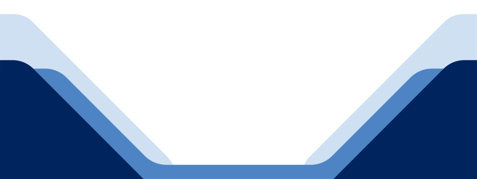 corporate blue layered abstract background with geometric curve for professional presentation banner and card