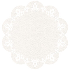 Fototapeta premium white lace frame
