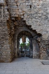 Old city, town of Split in Croatia