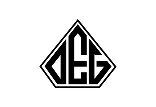 DEG Custom Monogram Logo Design.