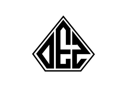 DEZ Custom Monogram Logo Design.