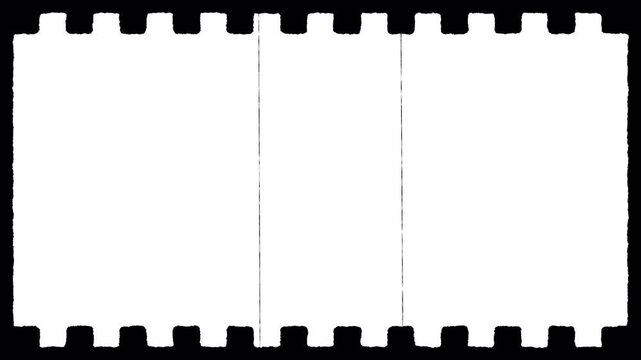 super 8 mm movie frame effect video overlay